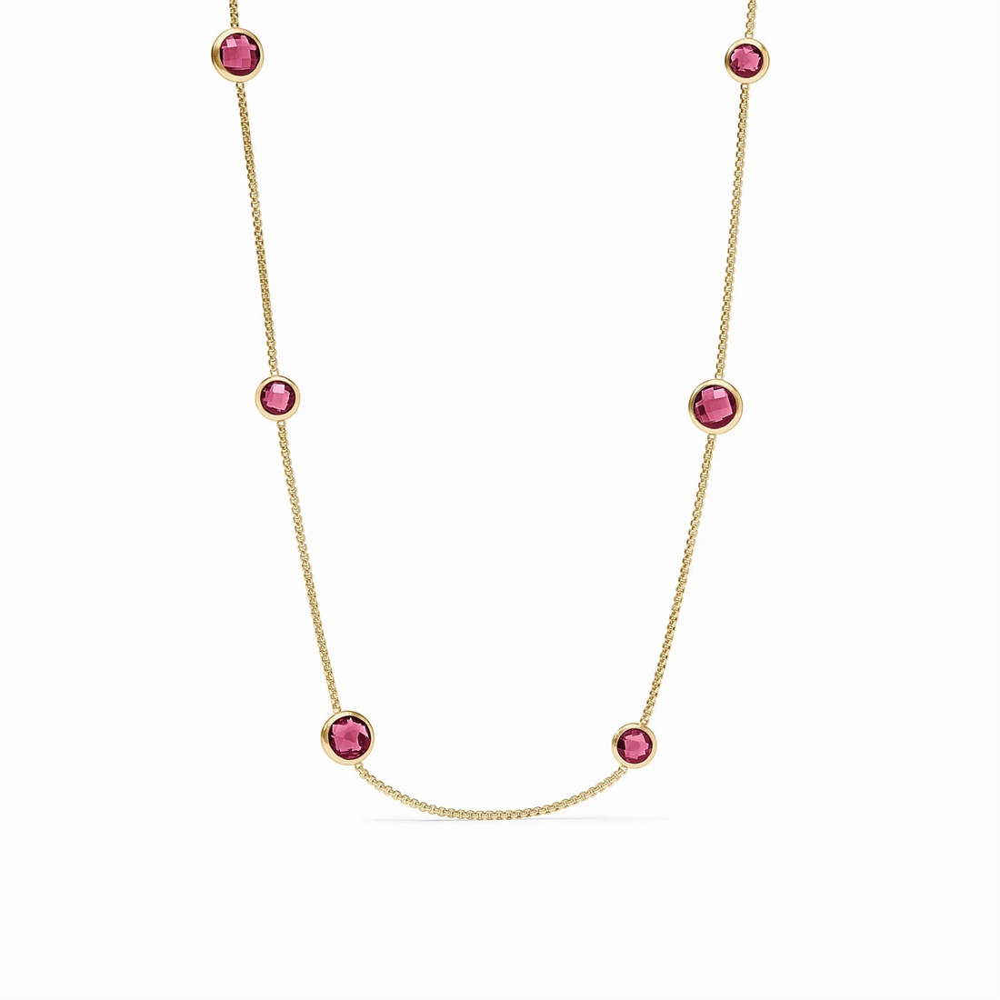 Julie Vos Necklaces containing Pink tourmaline N577GTM00