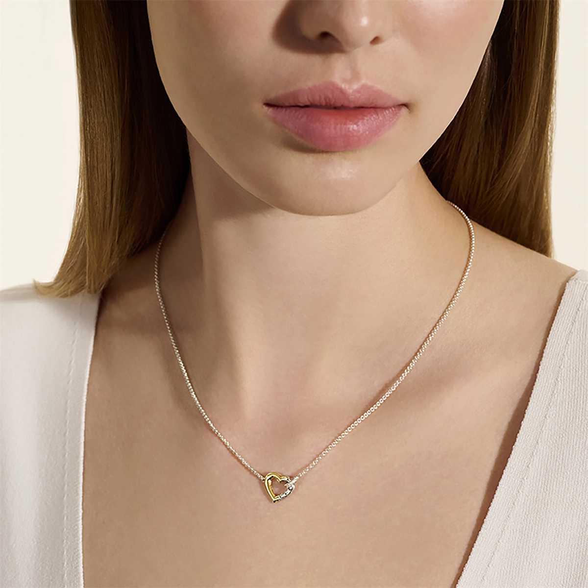 John Hardy Necklaces in Mixed Metals containing Diamond NZZP989722DIX16-18
