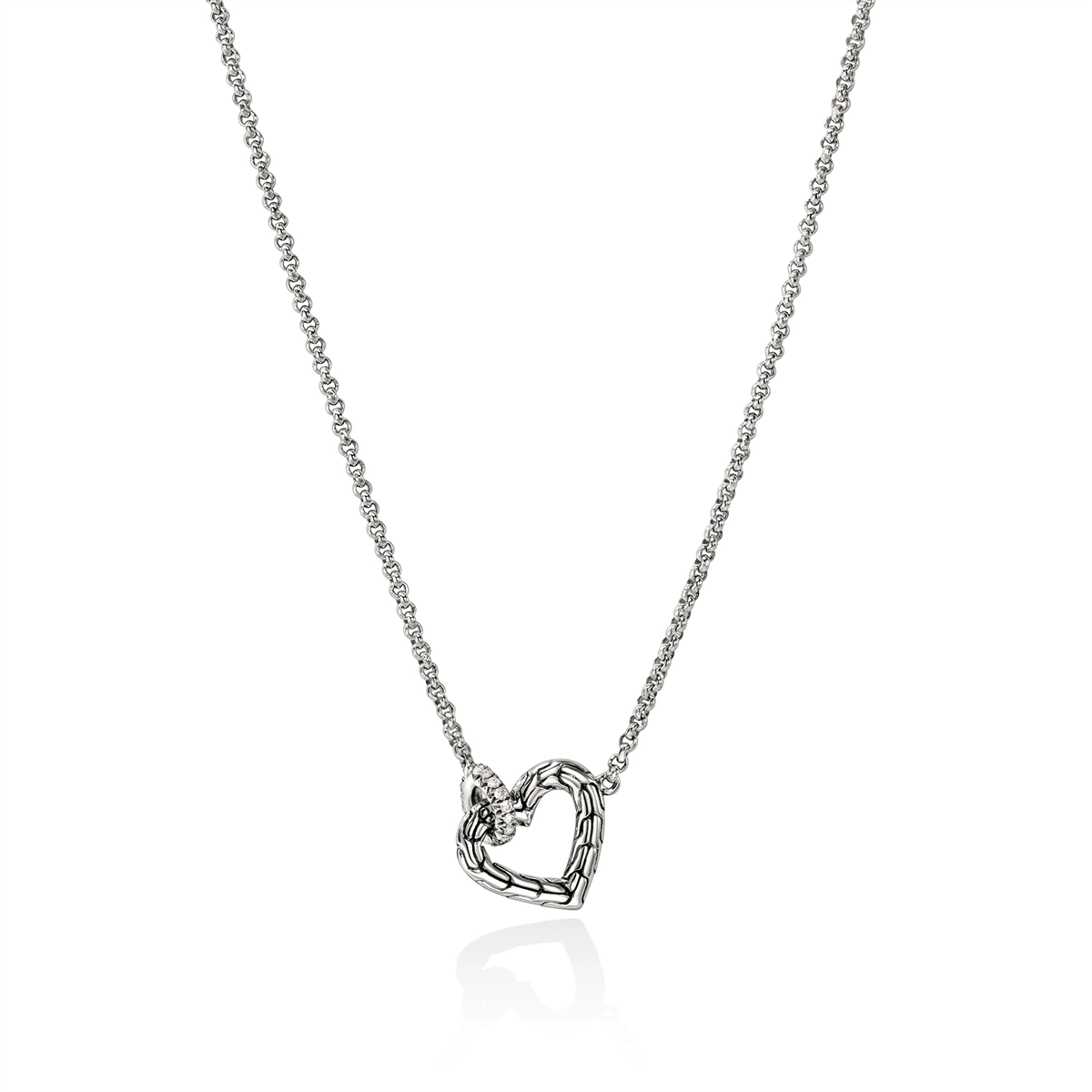 John Hardy Necklaces in Mixed Metals containing Diamond NZZP989722DIX16-18