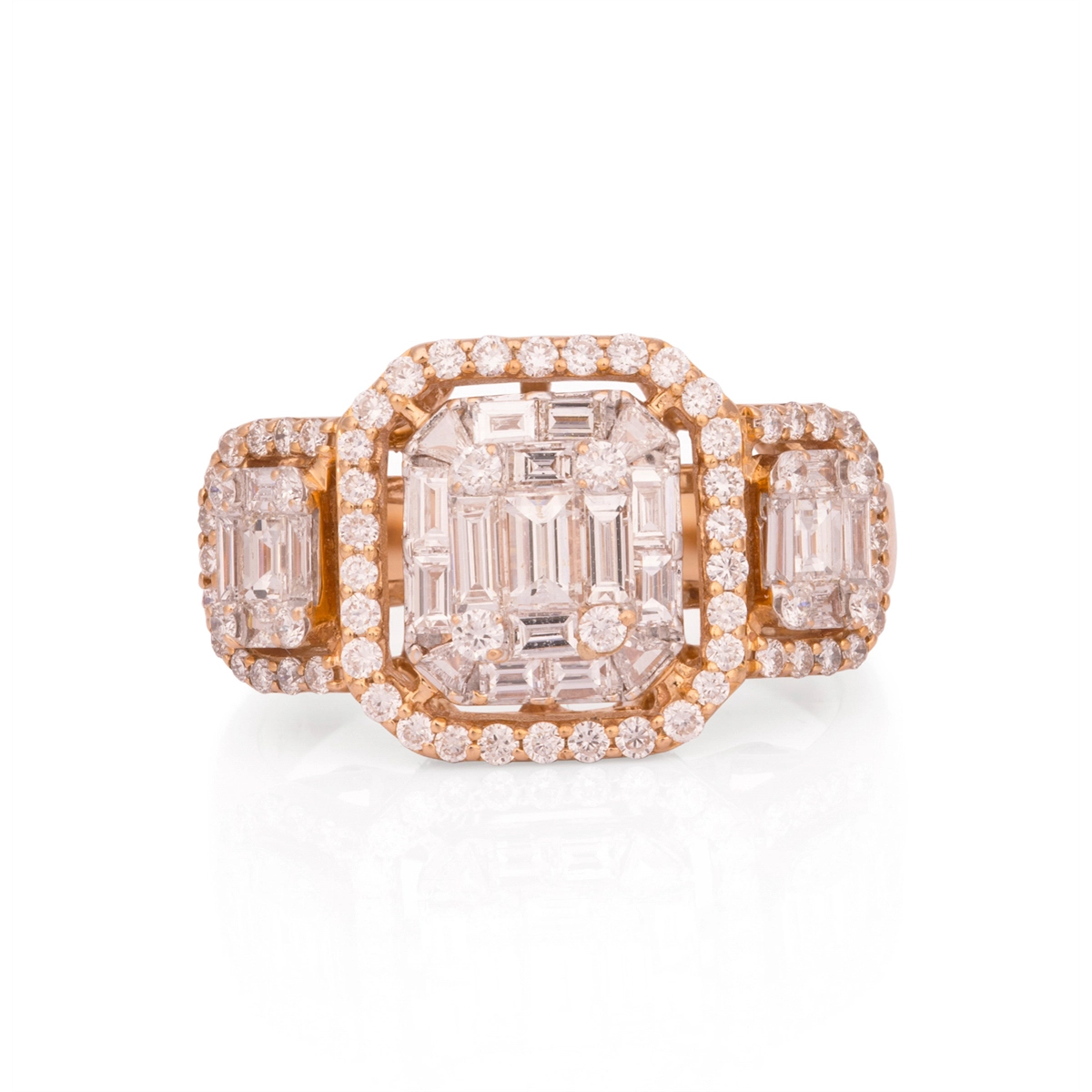 Zydo Wedding Rings in Rose Gold containing Diamond JB137DR