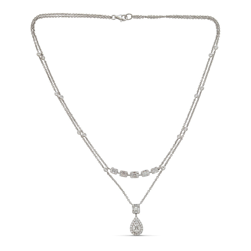 Zydo Necklaces in White Gold containing Diamond VIC157DW