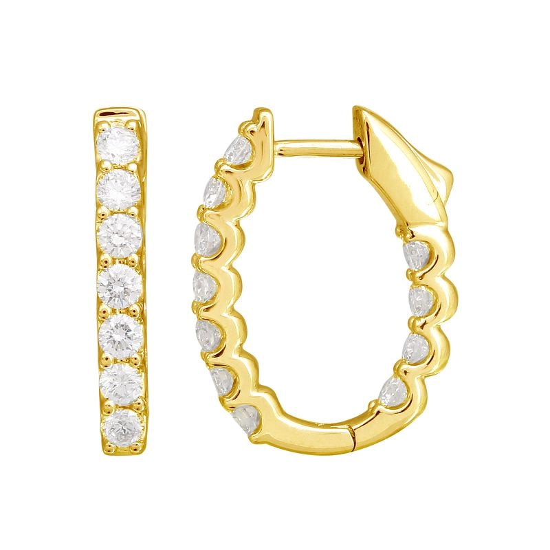 Earrings Earrings in Yellow Gold containing Diamond 457925
