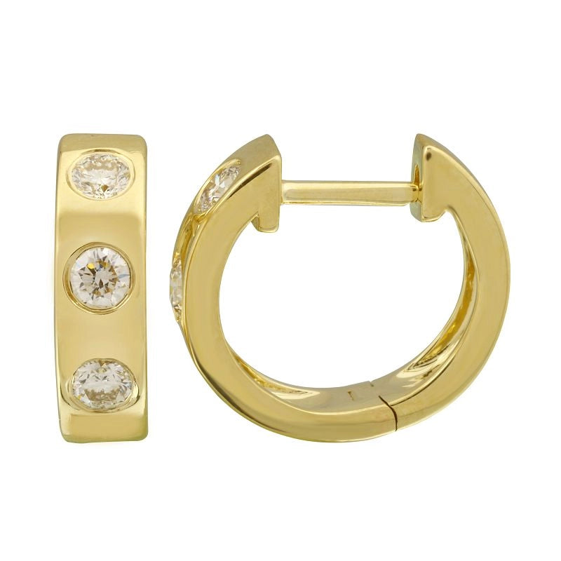 Earrings Earrings in Yellow Gold containing Diamond 457952