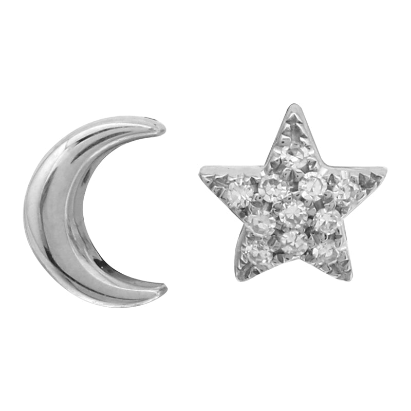 Earrings Earrings in White Gold containing Diamond 457959