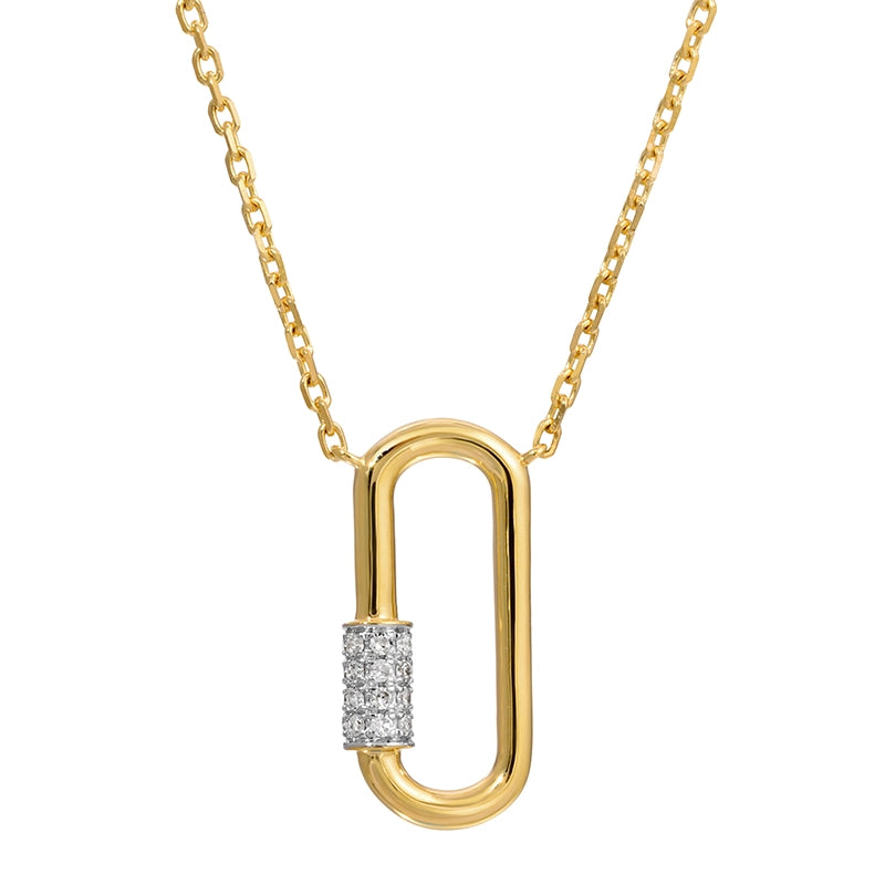 Necklaces Necklaces in Yellow Gold containing Diamond 458024