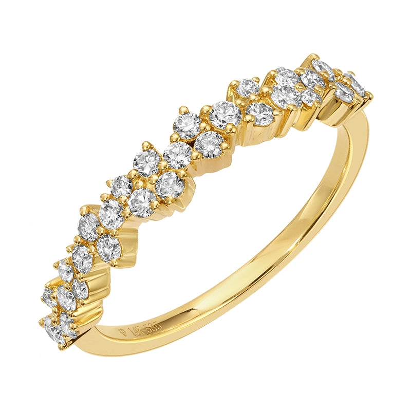 Wedding Bands Wedding Rings in Yellow Gold containing Diamond 458027