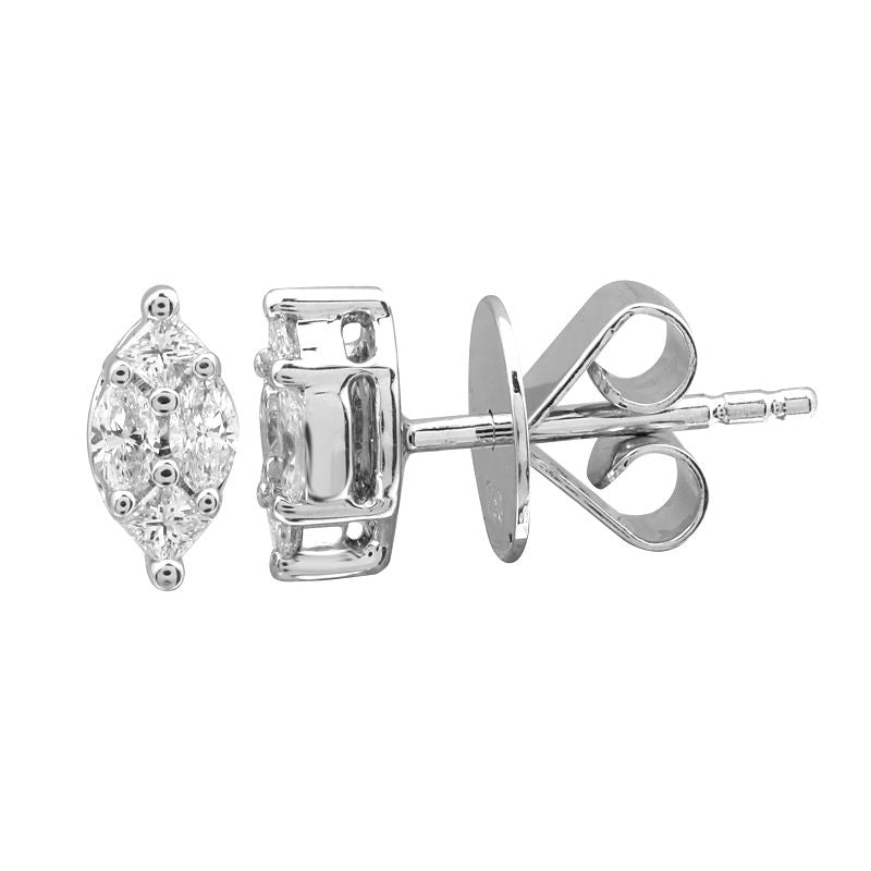 Earrings Earrings in White Gold containing Diamond 458030