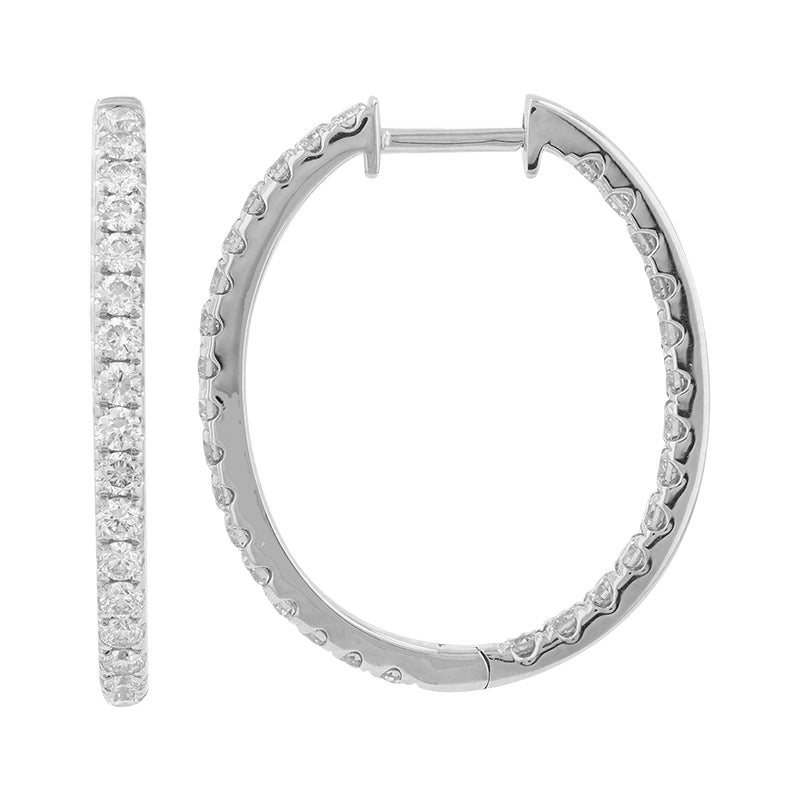 Earrings Earrings in White Gold containing Diamond 458043