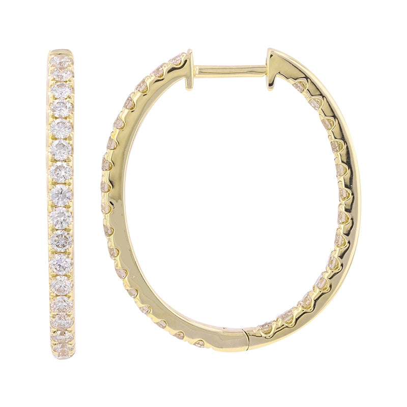 Earrings Earrings in Yellow Gold containing Diamond 458044