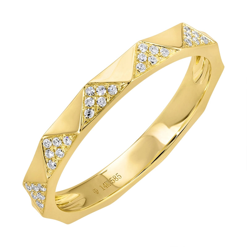 Wedding Bands Rings in Yellow Gold containing Diamond 458046