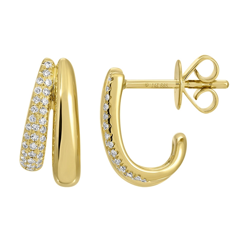 Earrings Earrings in Mixed Metals containing Diamond 458080