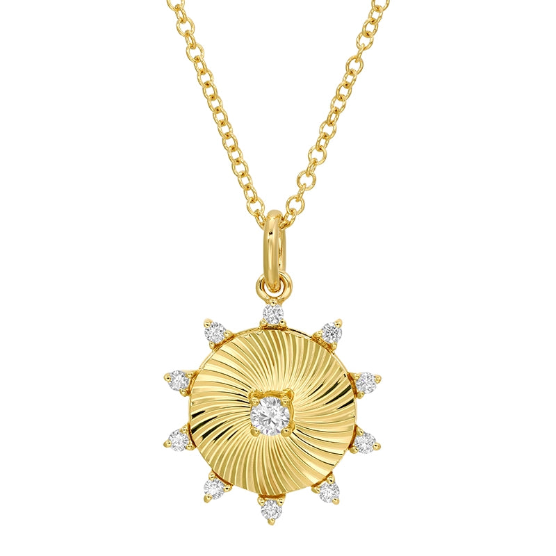 Necklaces Necklaces in Yellow Gold containing Diamond 458089