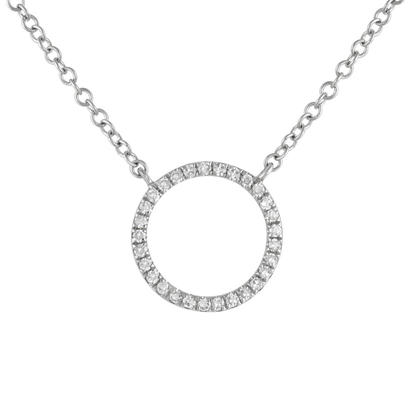 Necklaces Necklaces in White Gold containing Diamond 458110