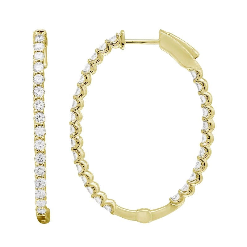 Earrings Earrings in Yellow Gold containing Diamond 458114
