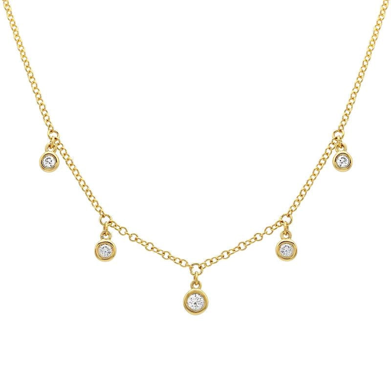 Necklaces Necklaces in Yellow Gold containing Diamond 458145