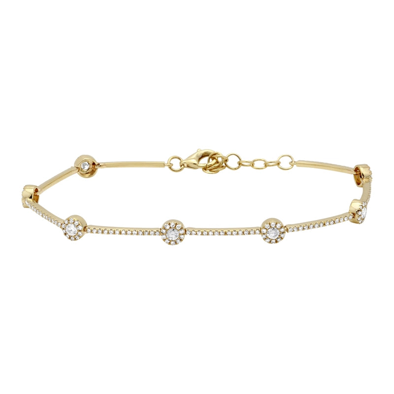 Bracelets Bracelets in Yellow Gold containing Diamond 458151