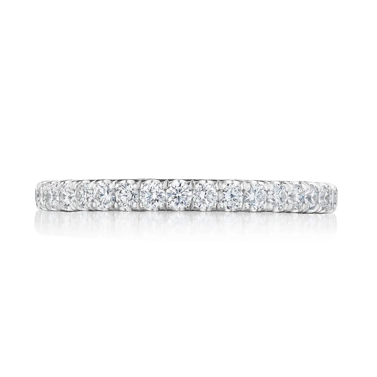 Tacori Wedding Rings in Platinum/Palladium containing Diamond 2690 2.2 B 1/2
