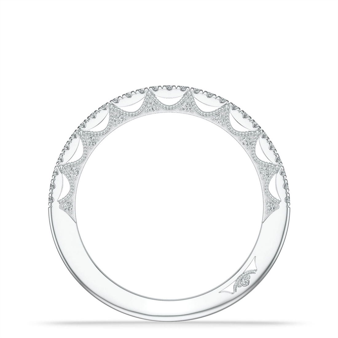 Tacori Wedding Rings in Platinum/Palladium containing Diamond 458181