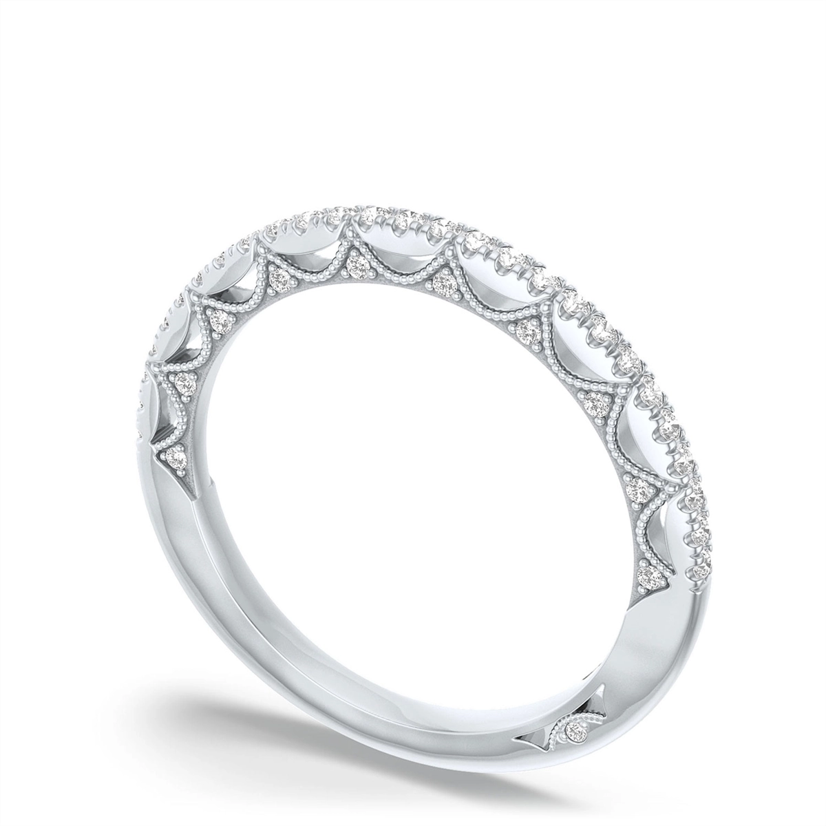 Tacori Wedding Rings in Platinum/Palladium containing Diamond 458181