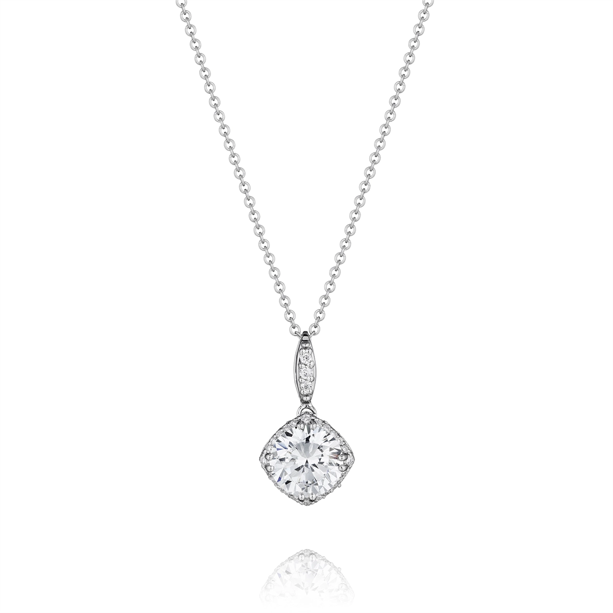 Tacori Necklaces in Platinum/Palladium containing Diamond FP 642 7.5 PLT