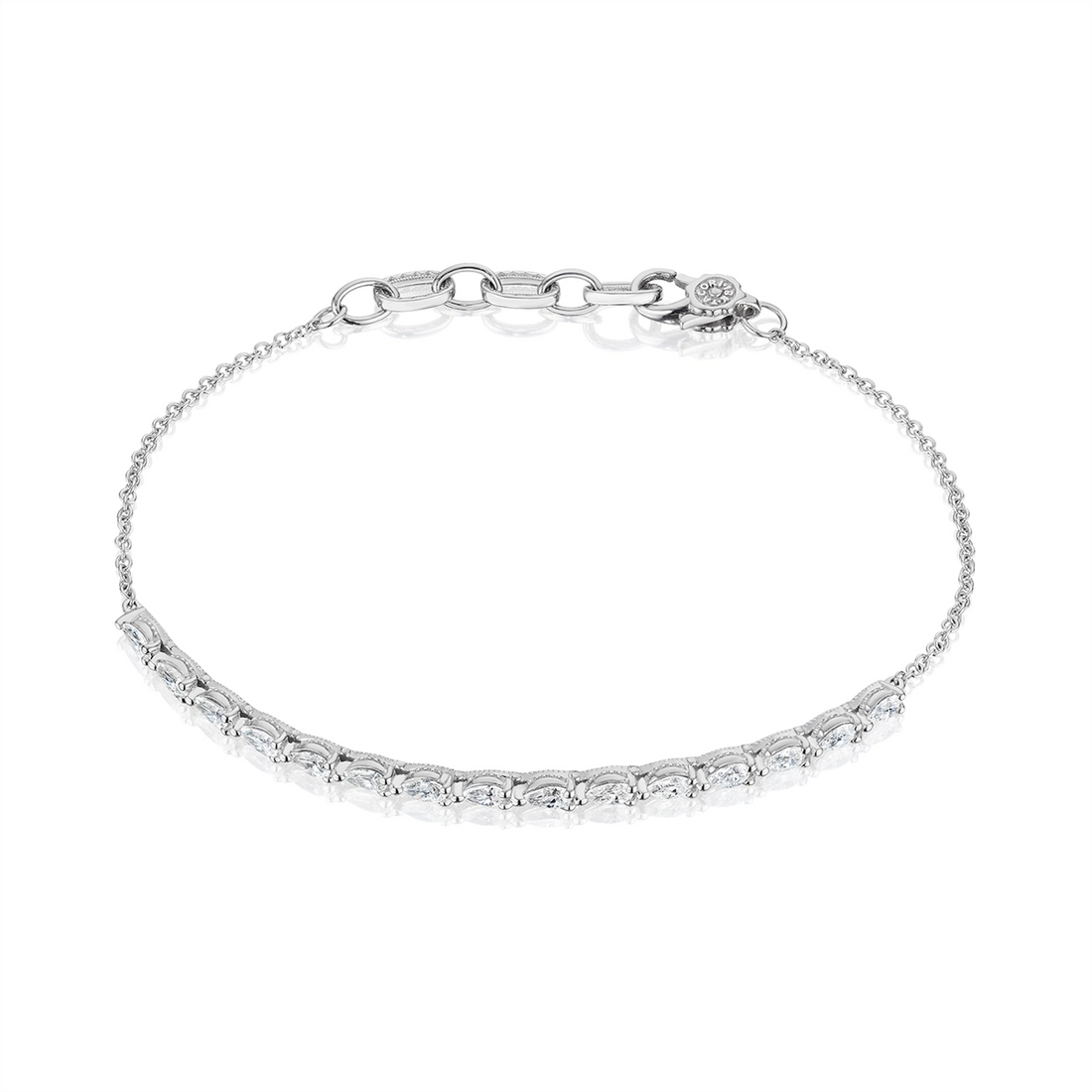 Tacori Bracelets in White Gold containing Diamond FB 675 6.5 W