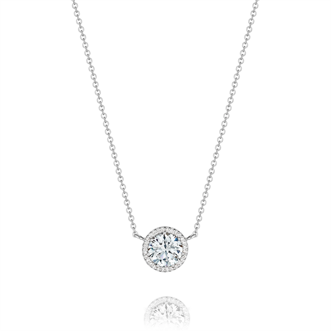 Tacori Necklaces in Platinum/Palladium containing Diamond FP 670 6.5 PLT