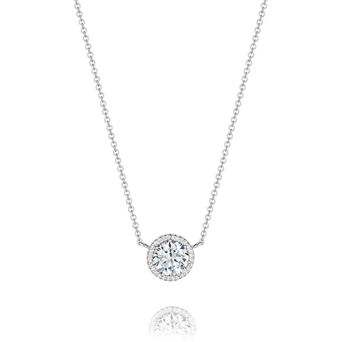 Tacori Necklaces in Platinum/Palladium containing Diamond FP 670 6.5 PLT
