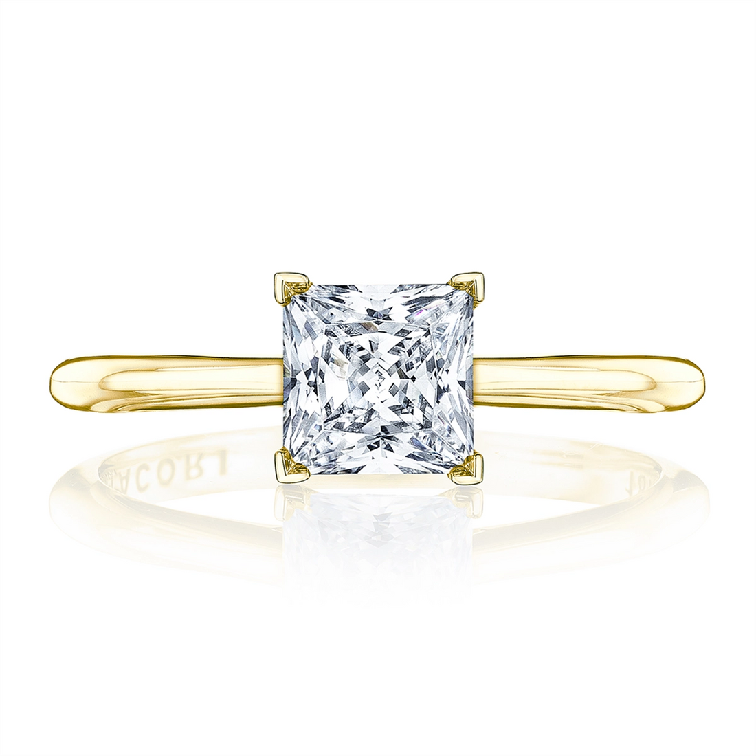 Tacori Engagement Rings in Yellow Gold containing Diamond HT 2580 PR 7.5 Y