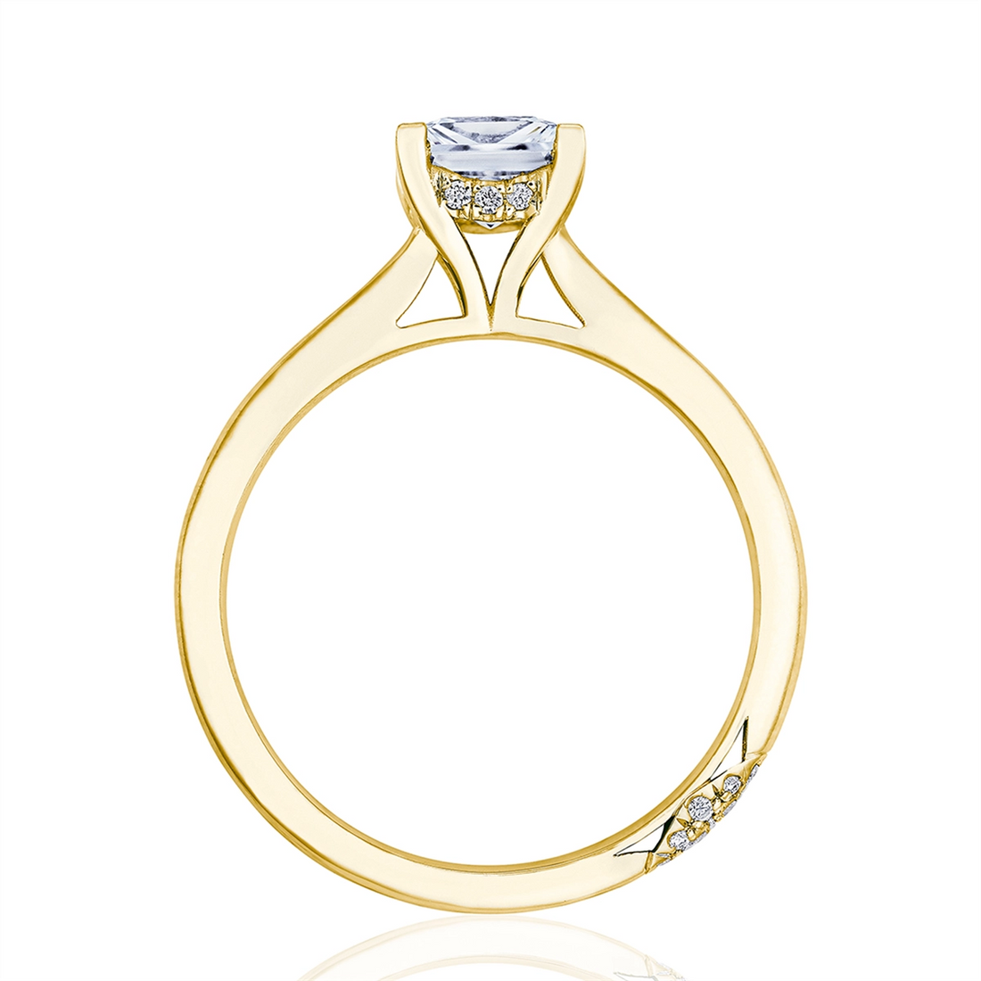 Tacori Engagement Rings in Yellow Gold containing Diamond HT 2580 PR 7.5 Y