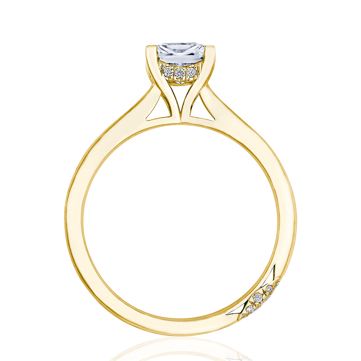 Tacori Engagement Rings in Yellow Gold containing Diamond HT 2580 PR 7.5 Y