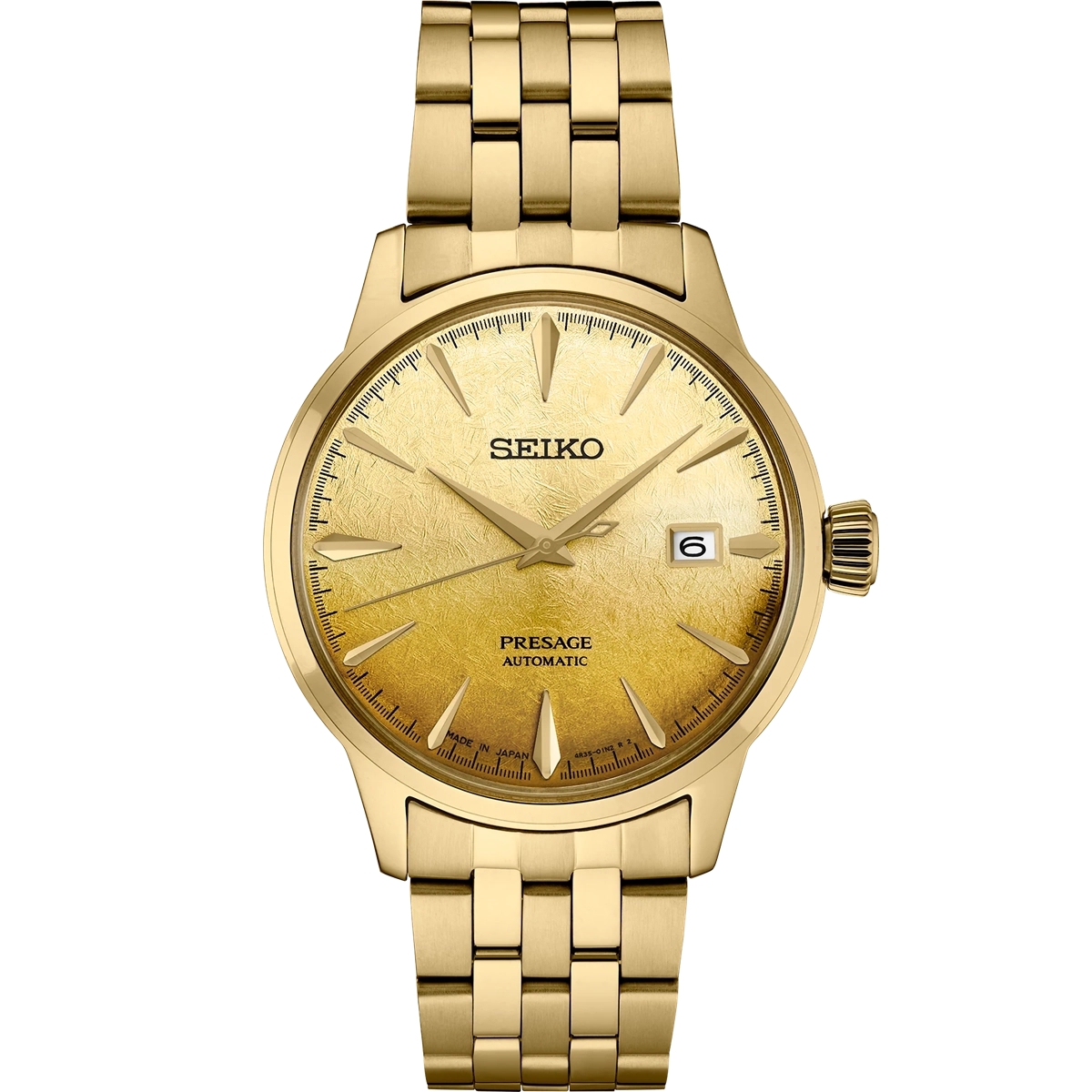 Seiko watch in Yellow Gold SRPK46