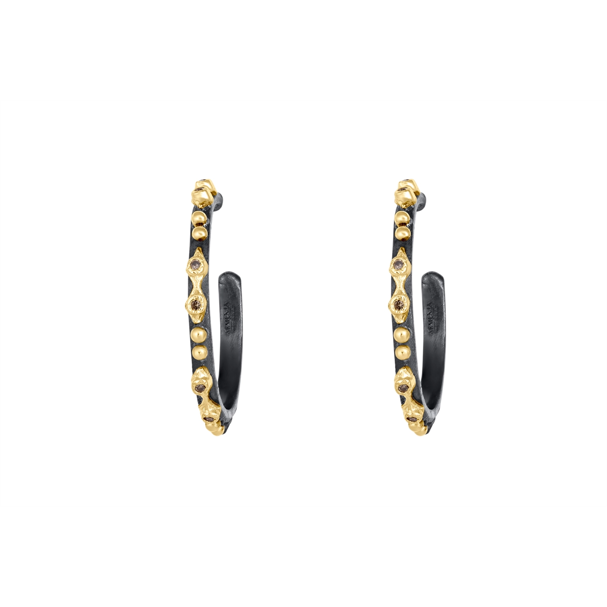 Armenta Earrings in Mixed Metals containing Diamond 17053