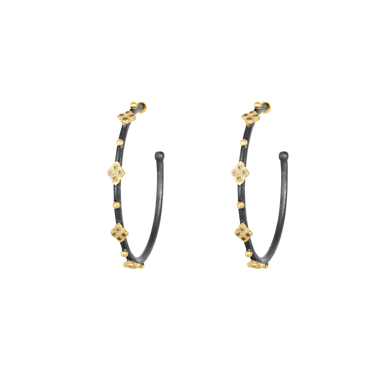 Armenta Earrings in Mixed Metals containing Diamond 18396