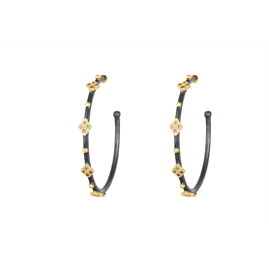 Armenta Earrings in Mixed Metals containing Diamond 18396