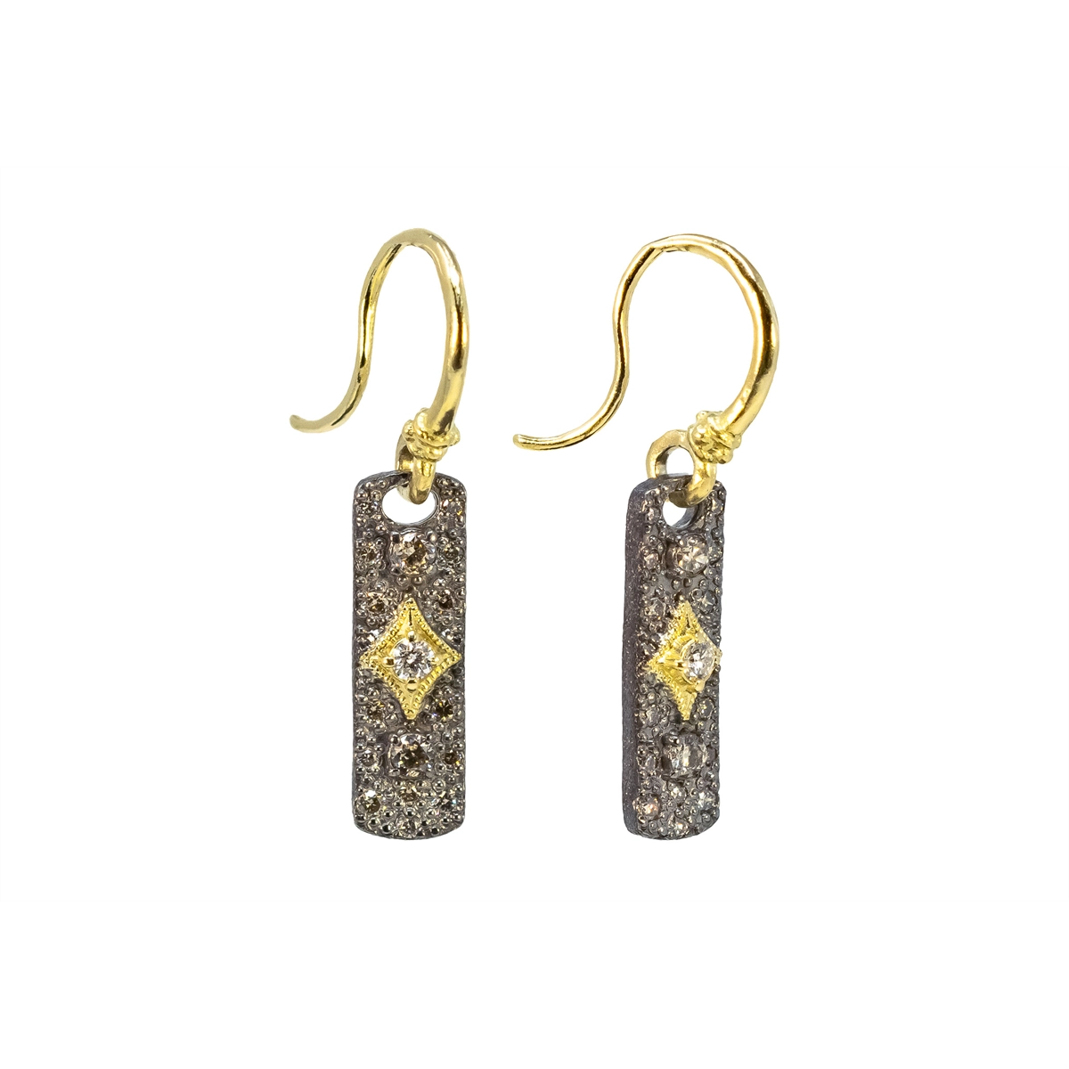 Armenta Earrings in Mixed Metals containing Diamond 21837