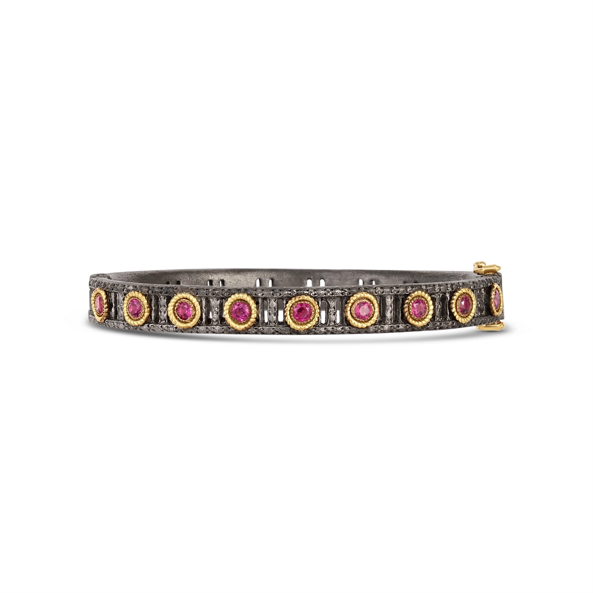 Armenta Bracelets in Mixed Metals containing Garnet 23223