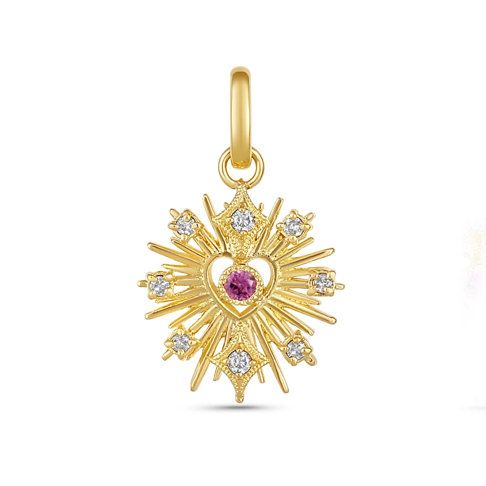 Armenta Pendants in Yellow Gold containing Garnet, Multi-gemstone, Diamond 23351
