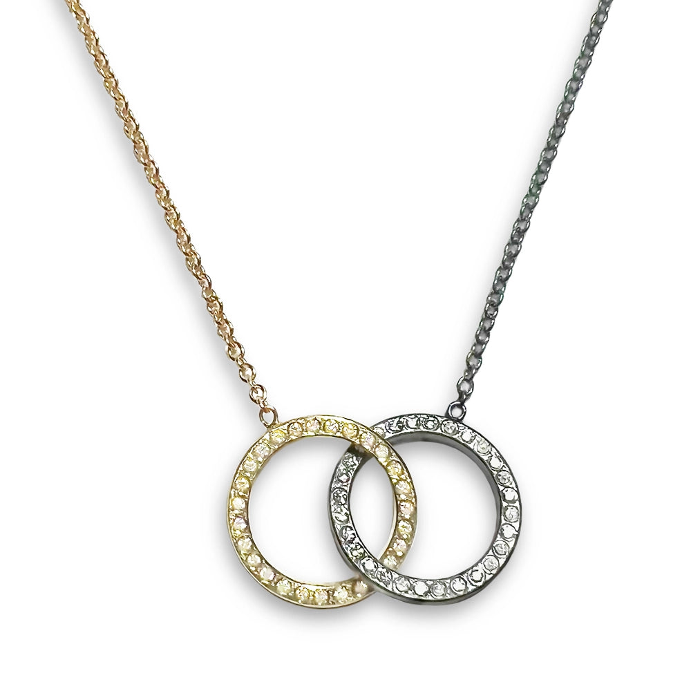 Todd Reed Necklaces in Mixed Metals containing Diamond CUST-N272-M