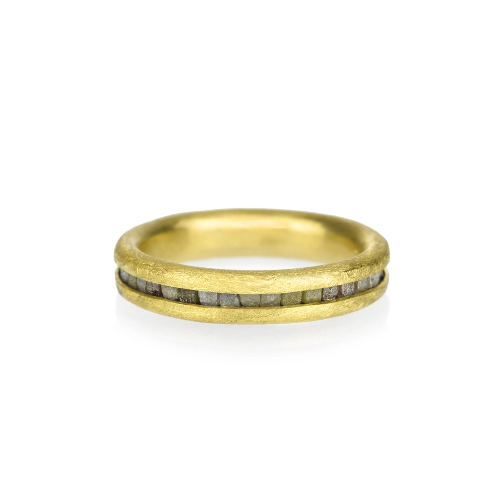 Todd Reed Rings in Yellow Gold containing Diamond TRDR506-5MM-22KY