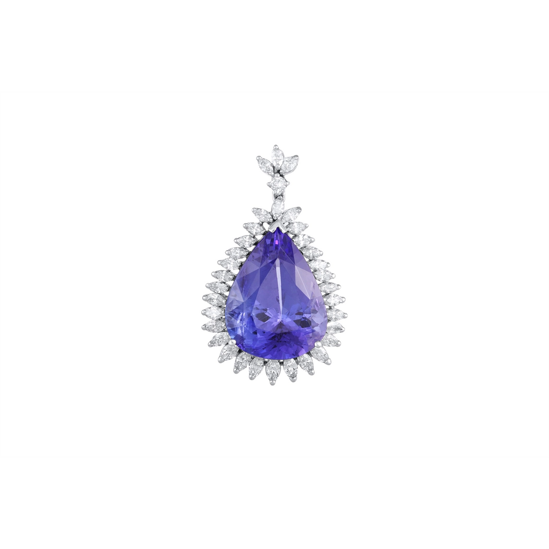 Pendants Pendants in White Gold containing Tanzanite, Multi-gemstone, Diamond 458305