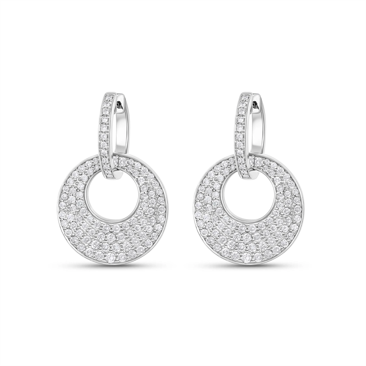 Earrings Earrings in White Gold containing Diamond 458318