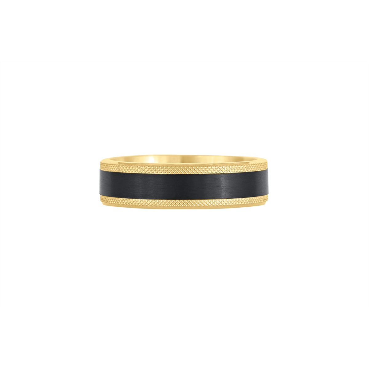 Mens Bands Engagement in Yellow Gold CF447749BKT14KY125