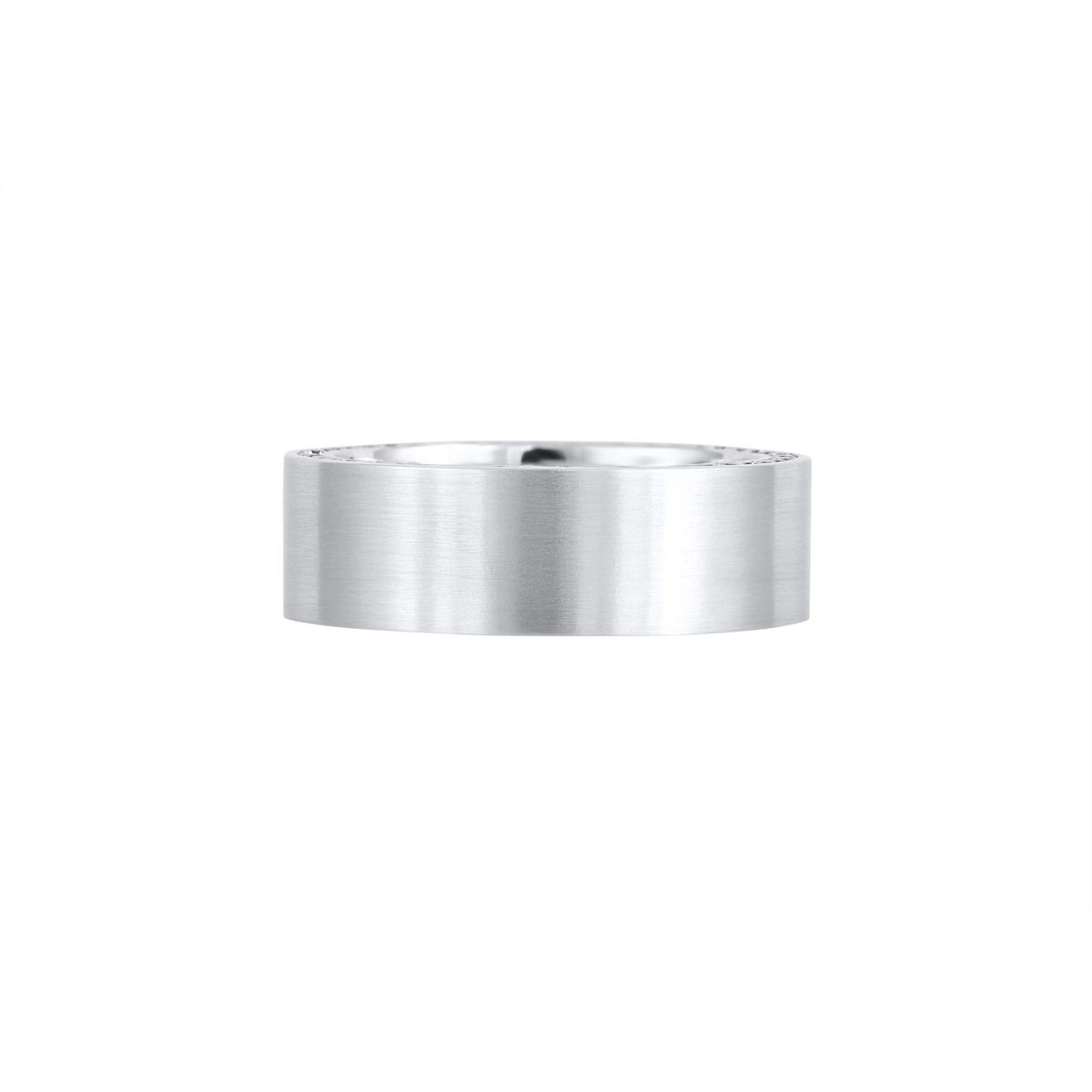 Mens Bands Engagement in White Gold R-50408-W