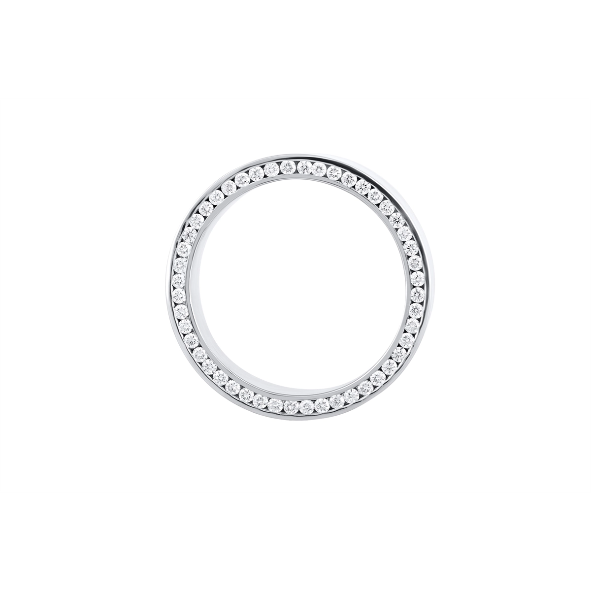 Mens Bands Engagement in White Gold R-50408-W