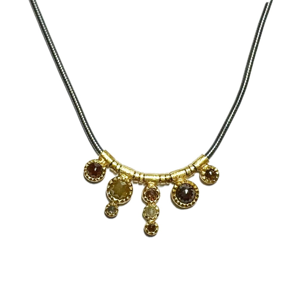 Todd Reed Necklaces in Mixed Metals containing Diamond CUST-N610-S-1