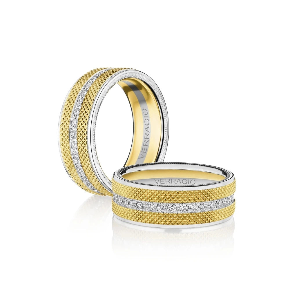 Verragio Wedding Rings in Mixed Metals containing Diamond 458371