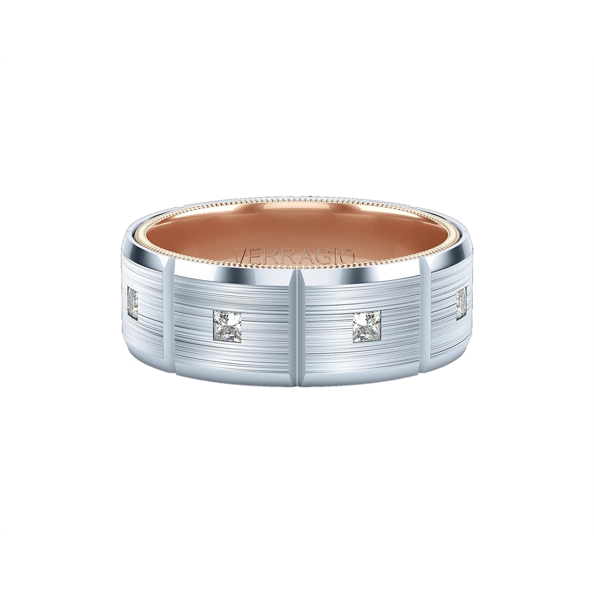 Verragio Wedding Rings in Mixed Metals containing Diamond 458373