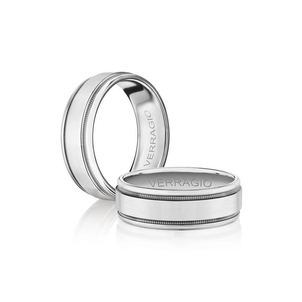 Verragio Wedding Rings in White Gold VWS-200-7