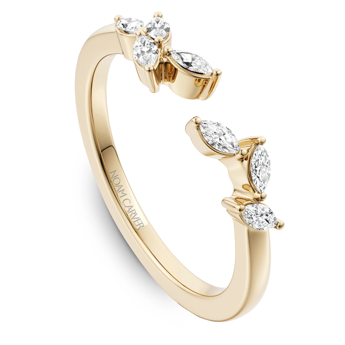 Noam Carver  Wedding Rings in Yellow Gold containing Diamond 458617