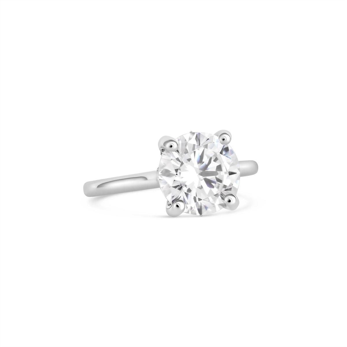 Fana Engagement Rings in White Gold containing Diamond S4150-3_0CT-RD-14KWG